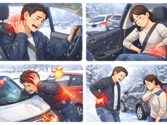 1月は積雪・路面凍結による交通事故が増える時期です